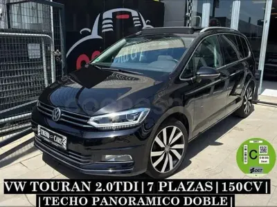 Usado VW Touran Sportline 150 CV (110 kW) 2015 Negro Monovolumen