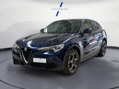 Usado Alfa Romeo Stelvio 280 CV (205 kW) 2017 Azul SUV