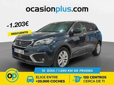 Azul Usado 2017 Peugeot 5008 Active Monovolumen | 15.047 € (Precio justo)