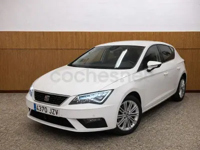 Usado Seat Leon XCELLENCE 150 CV (110 kW) 2017 Blanco Berlina
