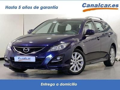 Usado Mazda 6 Style 129 CV (94 kW) 2011 Azul Familiar