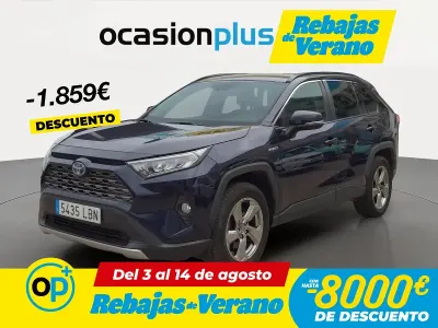 Usado Toyota RAV4 Hybrid Advance 222 CV (163 kW) 2019 Azul SUV