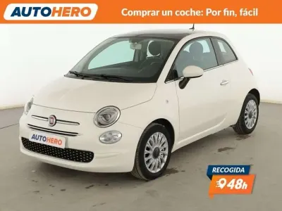Usado Fiat 500 Lounge 69 CV (50 kW) 2019 Blanco Utilitario