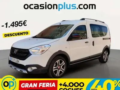 Usado Dacia Dokker 131 CV (96 kW) 2019 Blanco Monovolumen