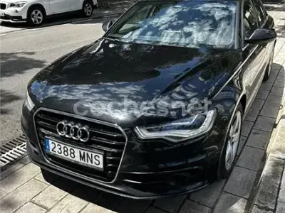 Usado Audi A6 S-Line 177 CV (130 kW) 2014 Negro Berlina