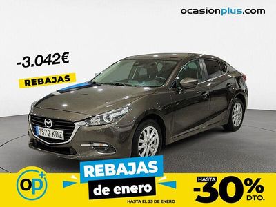 Negro Usado 2017 Mazda 3 Style Berlina | 11.473 € (Buen precio)