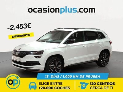 Blanco Usado 2022 Skoda Karoq SportLine SUV | 26.990 € (Un poco caro)