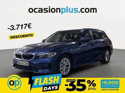 Usado BMW 318 150 CV (110 kW) 2021 Azul Familiar