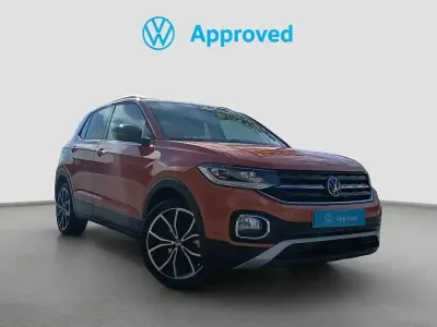 Usado VW T-Cross Sportline 110 CV (80 kW) 2021 Naranja SUV