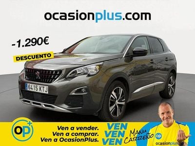 Usado Peugeot 3008 Allure 130 CV (95 kW) 2019 Gris SUV