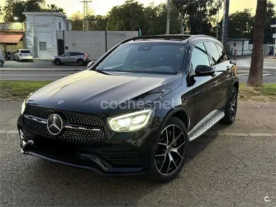 Usado Mercedes GLC220 170 CV (125 kW) 2020 Negro SUV