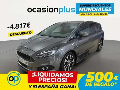 Usado Ford S-MAX ST-Line 150 CV (110 kW) 2019 Gris Monovolumen