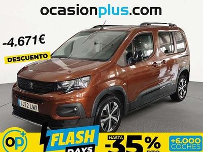 Usado Peugeot Rifter GT-line 99 CV (72 kW) 2021 Marrón Monovolumen