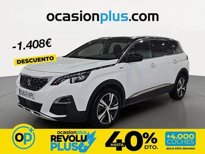 Usado Peugeot 5008 GT-line 130 CV (95 kW) 2018 Blanco SUV