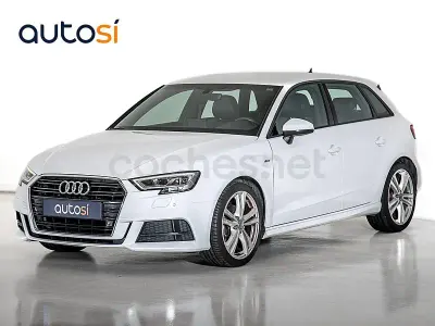 Usado Audi A3 S-Line 116 CV (85 kW) 2020 Blanco Berlina