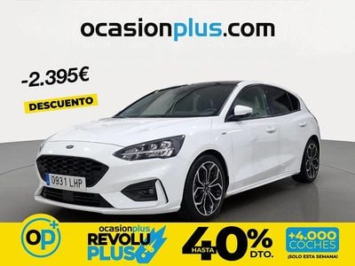 Usado Ford Focus ST-Line 125 CV (91 kW) 2020 Blanco Berlina