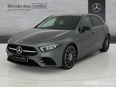 Usado Mercedes A200 AMG line 150 CV (110 kW) 2022 Gris montaña