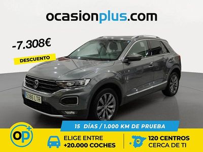 Usado VW T-Roc Sportline 190 CV (139 kW) 2021 Gris SUV