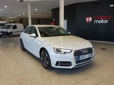 Usado Audi A4 S-Line 150 CV (110 kW) 2017 Blanco Berlina