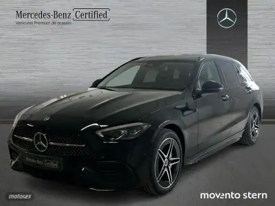 Usado Mercedes C300 AMG line 204 CV (150 kW) 2024 Negro Familiar