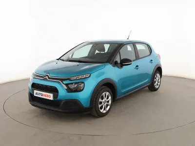 Usado Citroën C3 Live 102 CV (75 kW) 2020 Azul Utilitario