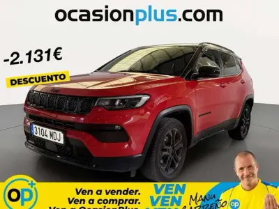 Usado Jeep Compass Night Eagle 130 CV (95 kW) 2023 Rojo SUV