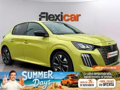 Usado Peugeot 208 Allure 100 CV (73 kW) 2025 Verde Utilitario