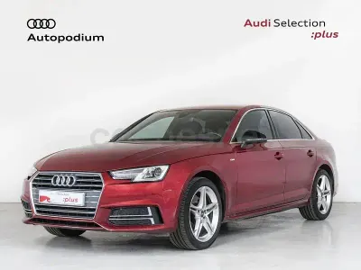 Begagnad Audi A4 Sport 150 HK (110 kW) 2016 Röd Sedan