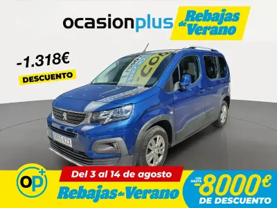 Usado Peugeot Rifter Allure 100 CV (73 kW) 2019 Azul Monovolumen