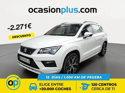 Usado Seat Ateca 4Drive 190 CV (139 kW) 2018 Blanco SUV