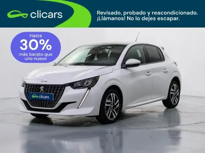 Usado Peugeot 208 Allure 100 CV (73 kW) 2021 Blanco Utilitario