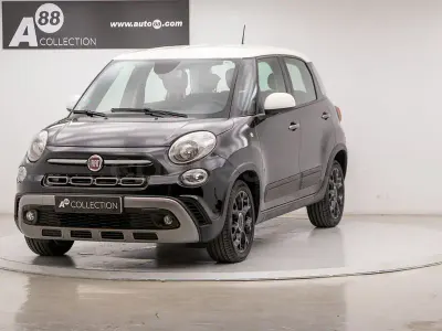 Usado Fiat 500L Cross 95 CV (69 kW) 2021 Negro Monovolumen