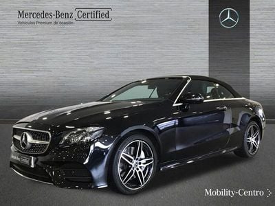Negro obsidiana pintura metalizada Usado 2017 Mercedes E400 AMG line Descapotable | 44.900 €