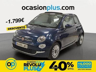 Usado Fiat 500 Dolcevita 70 CV (51 kW) 2022 Azul Descapotable