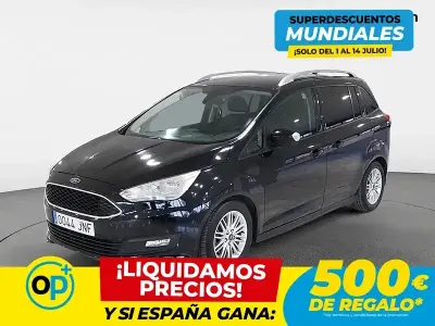 Usado Ford C-MAX Trend+ 125 CV (91 kW) 2016 Negro Monovolumen