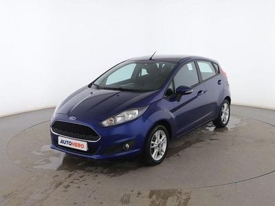 Usado Ford Fiesta Trend 82 CV (60 kW) 2016 Azul Utilitario