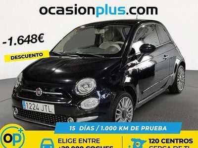 Negro Usado 2016 Fiat 500 Lounge Utilitario | 6344 € (Precio justo)