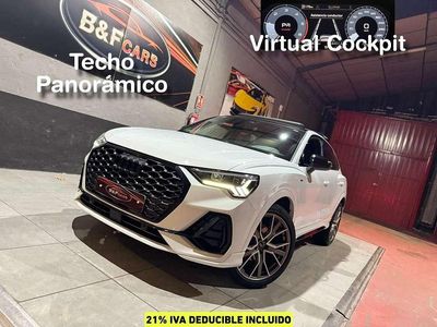 Usado Audi Q3 Sportback 150 CV (110 kW) 2021 Blanco SUV