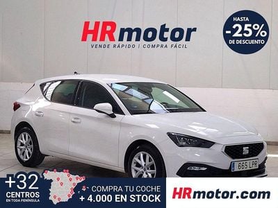 Usado Seat Leon Style 110 CV (80 kW) 2021 Blanco Berlina