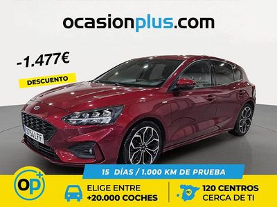 Usado Ford Focus ST-Line 120 CV (88 kW) 2020 Rojo Berlina