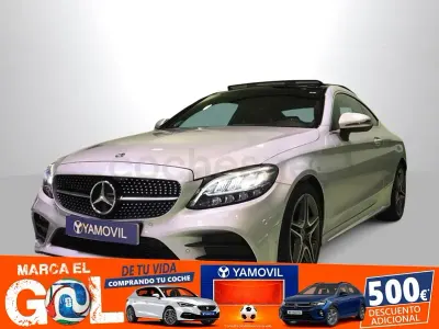 Usado Mercedes C200 184 CV (135 kW) 2020 Gris / plata Coupe