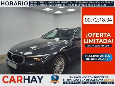 Gris / plata Usado 2021 BMW 530e Familiar | 29.490 € (Precio justo)