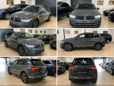 Usado VW Tiguan R-line 150 CV (110 kW) 2021 Gris / plata SUV