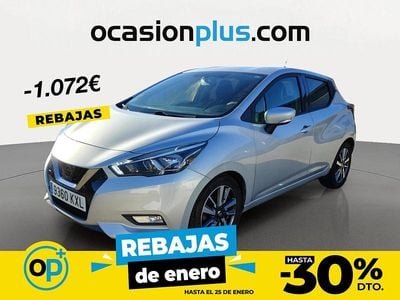 Gris / plata Usado 2019 Nissan Micra Acenta Berlina | 11.390 € (Precio justo)