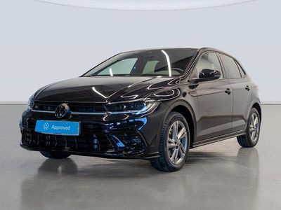 Usado VW Polo R-line 110 CV (80 kW) 2022 Negro Utilitario