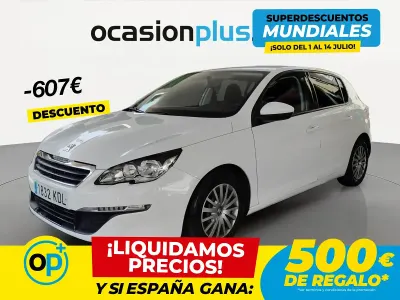 Usado Peugeot 308 Business-Line 100 CV (73 kW) 2017 Blanco Berlina