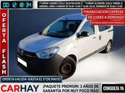 Käytetty Dacia Dokker Essentiel 110 HP (80 kW) 2021 Valkoinen Tila-auto