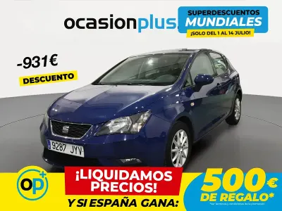 Usado Seat Ibiza Style 90 CV (66 kW) 2017 Azul
