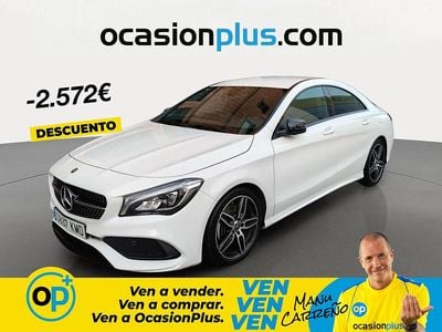 Usado Mercedes CLA220 177 CV (130 kW) 2018 Blanco Berlina