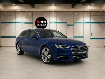 Usado Audi A4 150 CV (110 kW) 2017 Azul Familiar